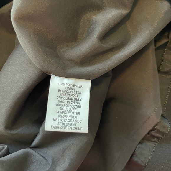 Trina Turk Festive Bow Tie Black Crepe Dress Sz 2 - Picture 6 of 6